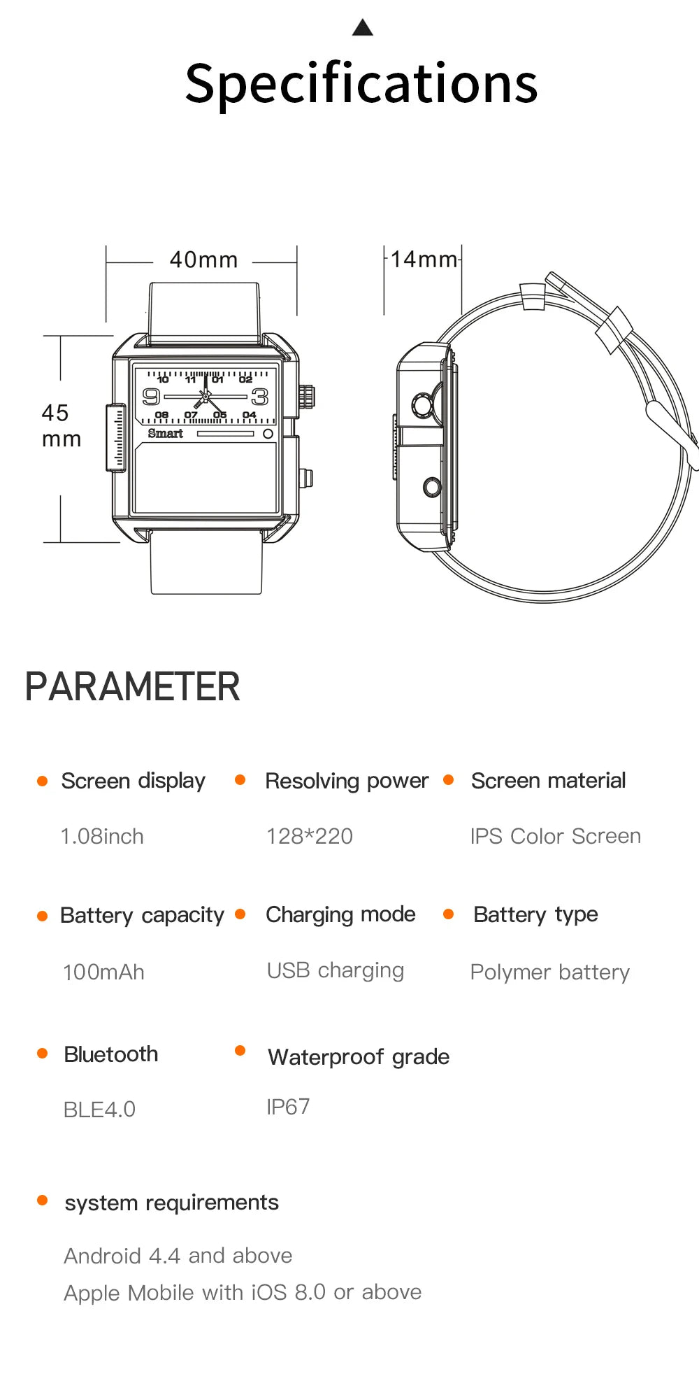 T9 Smartwatch Hibrido