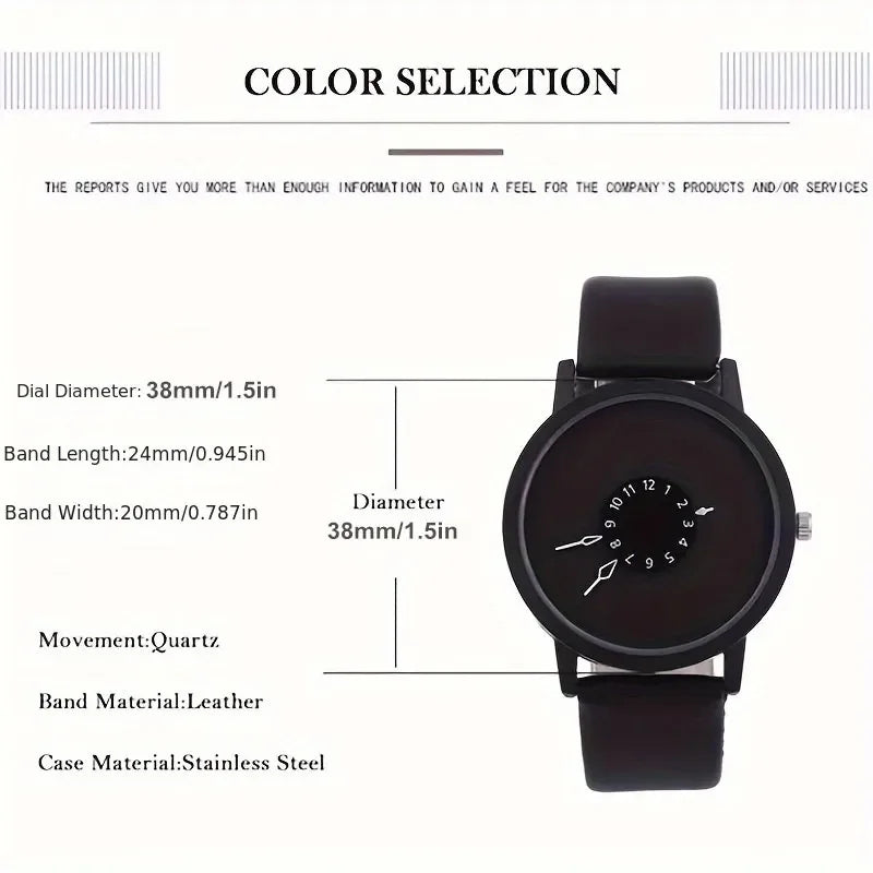 Pu Leather Strap Round