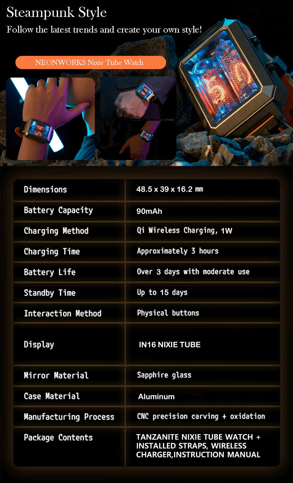 CYBERPUNK IN-16 Nixie Tube